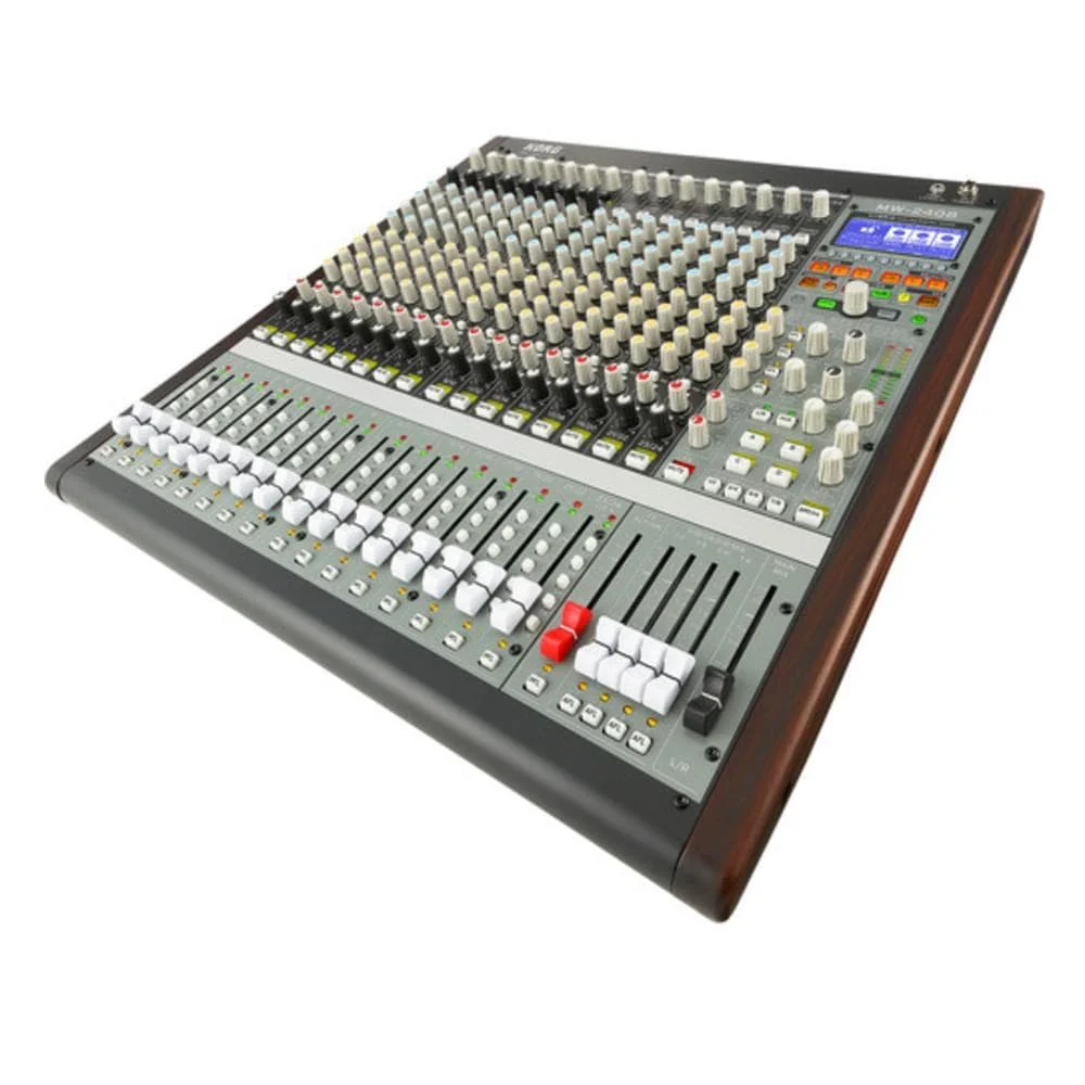 Korg MW-2408 24x8x2 Hybrid Analog / Digital Mixer- Black - Image 3