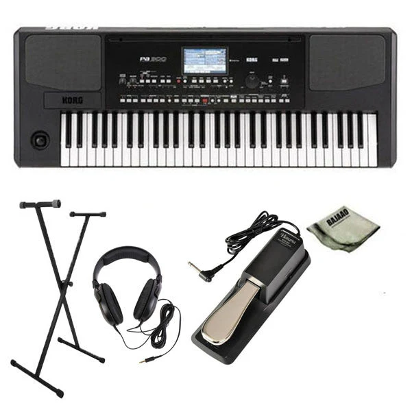 Korg PA300 Professional Arranger Keyboard Pro Bundle