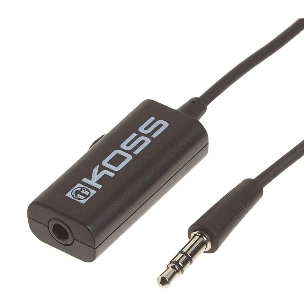 Koss VC20 In-Line Headphone Volume Controller- Black - Image 2