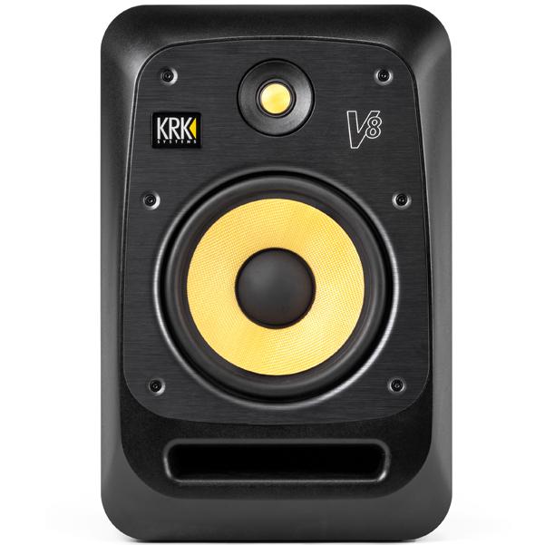 KRK Systems V8S4 8-inch Nearfield Active Studio Monitor - Single