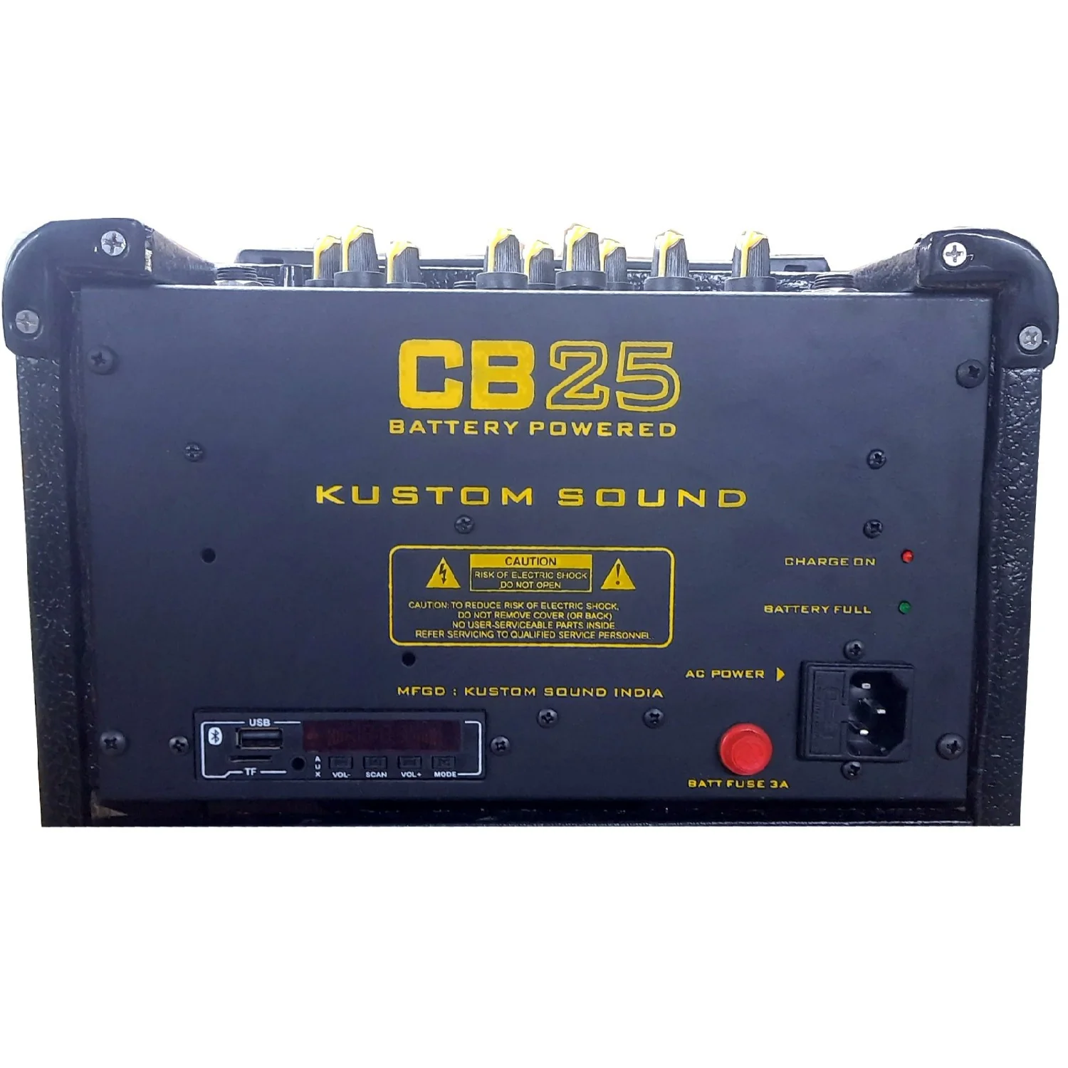 Kustom Sound CB25 Battery Powered Karaoke Ready Amplispeaker - Image 3