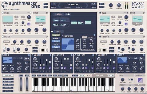 KV331 SynthMaster One: Versatile Wavetable Synthesizer – Professional Audio Software & Plugin