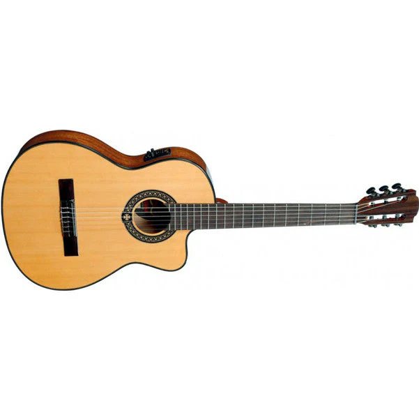 Lag Guitars Occitania Nylon-String Classical Electro Acoustic Guitar