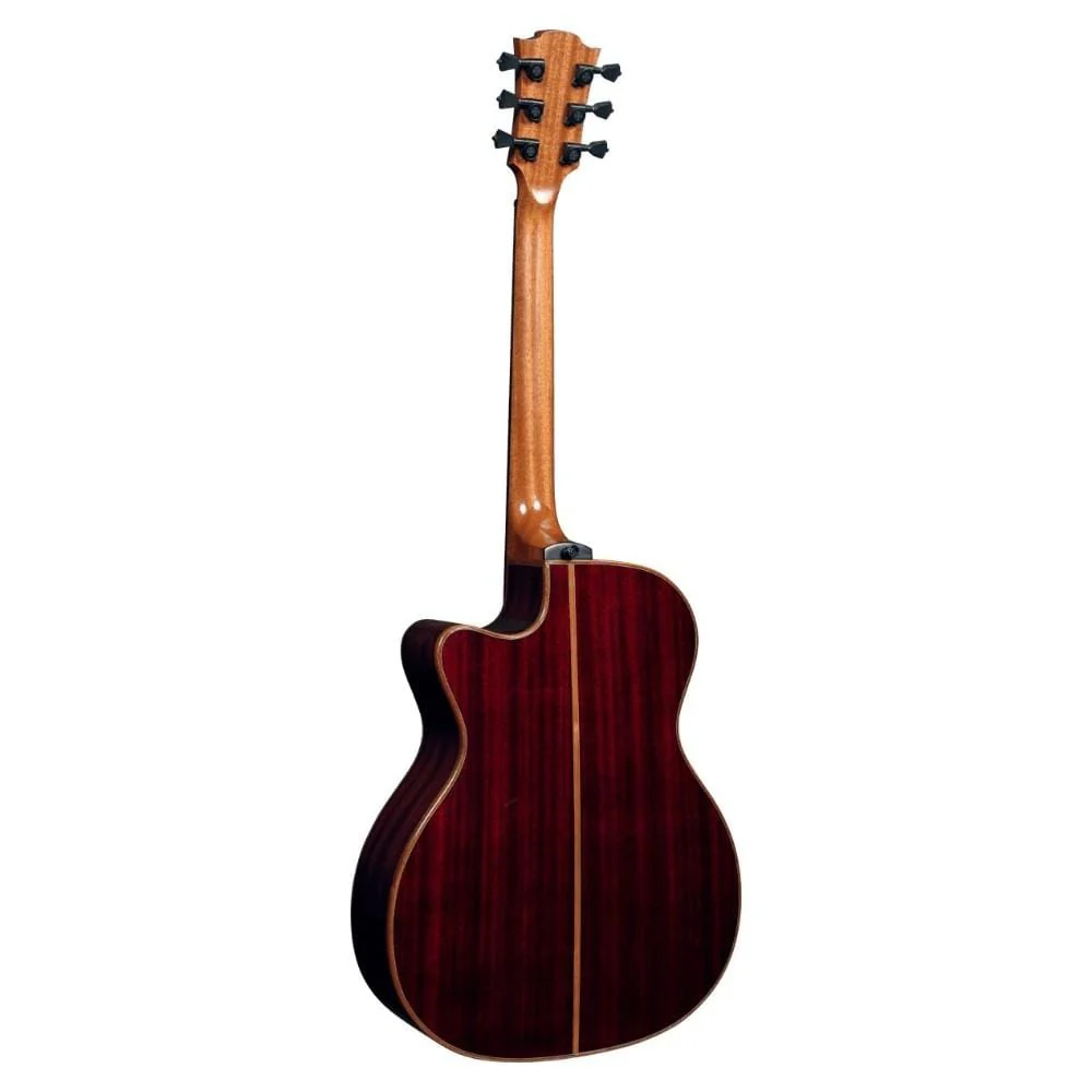 Lag Guitars Tramontane T100ACE Auditorium Acoustic-Electric Guitar - Image 3