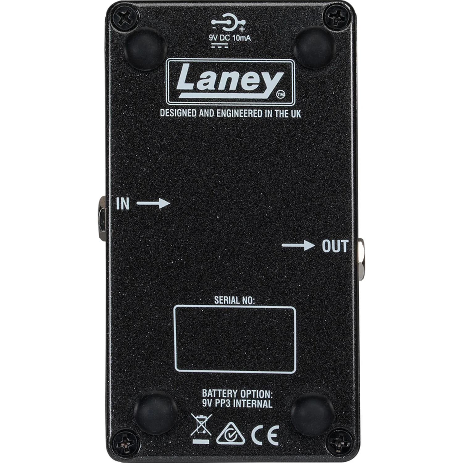 Laney BCC Monolith Guitar Distortion Effect Pedal - Black - Image 4