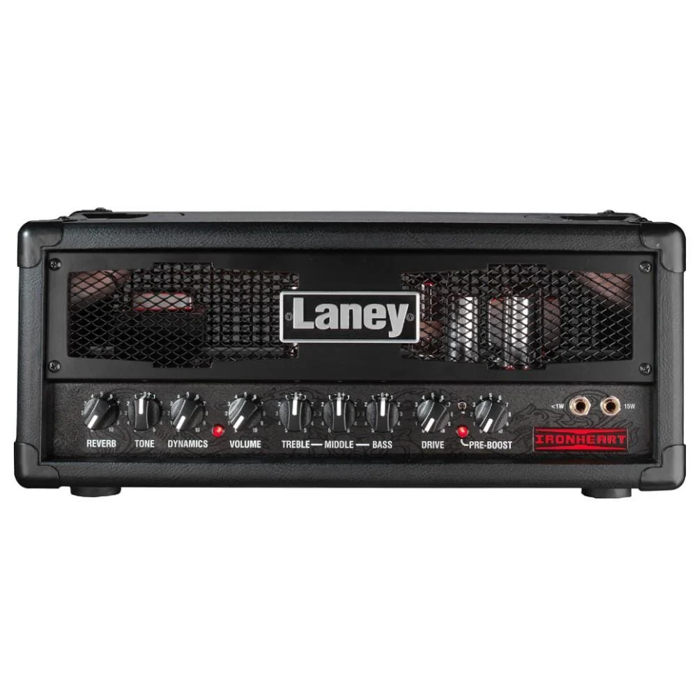 Laney IRT15H 2 Guitar Amplifier Head Ironheart Tube Head Wooden Head Cabinet - 15W