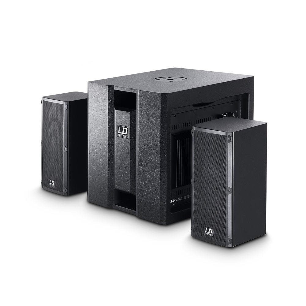 LD Systems Dave 8 Roadie Portable Active PA system With 3-Channel Mixer - Image 2