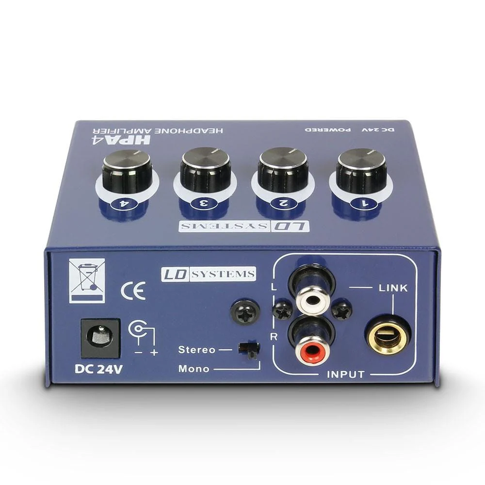 LD Systems HPA4 4 Channel Headphone Amplifier - Image 2
