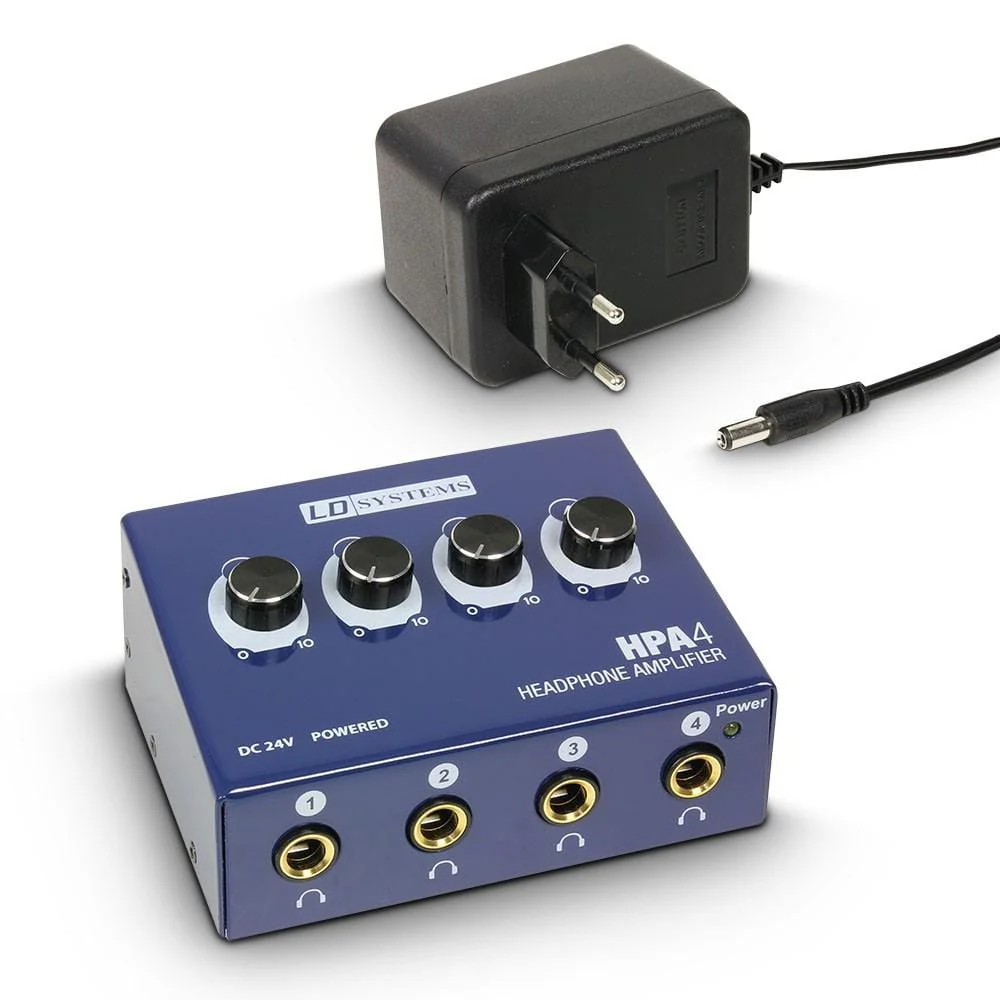 LD Systems HPA4 4 Channel Headphone Amplifier - Image 3