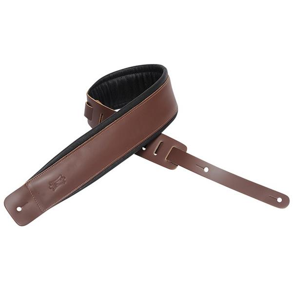 Levy's DM1PD 3 inch Genuine Leather Guitar Strap - Image 2