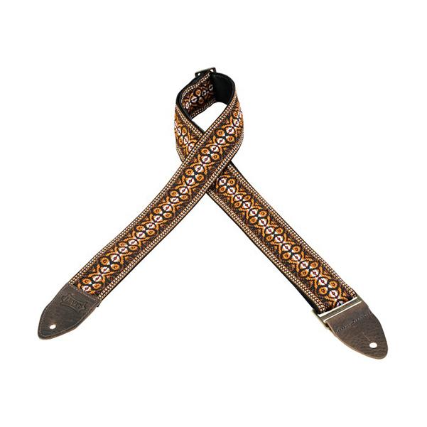 Levy's M8HTV 2 inch Hootenanny Jacquard Weave Guitar Strap - Image 3