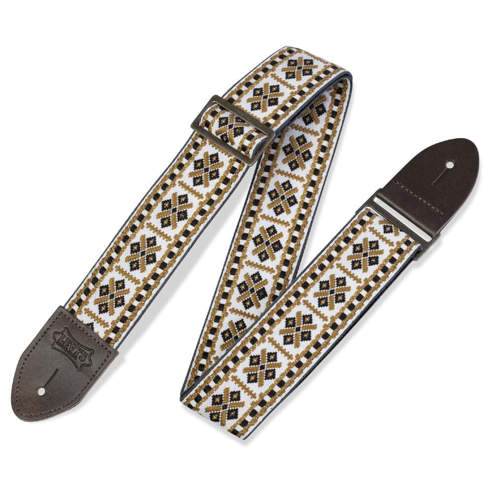 Levy's M8HTV 2 inch Hootenanny Jacquard Weave Guitar Strap - Image 4