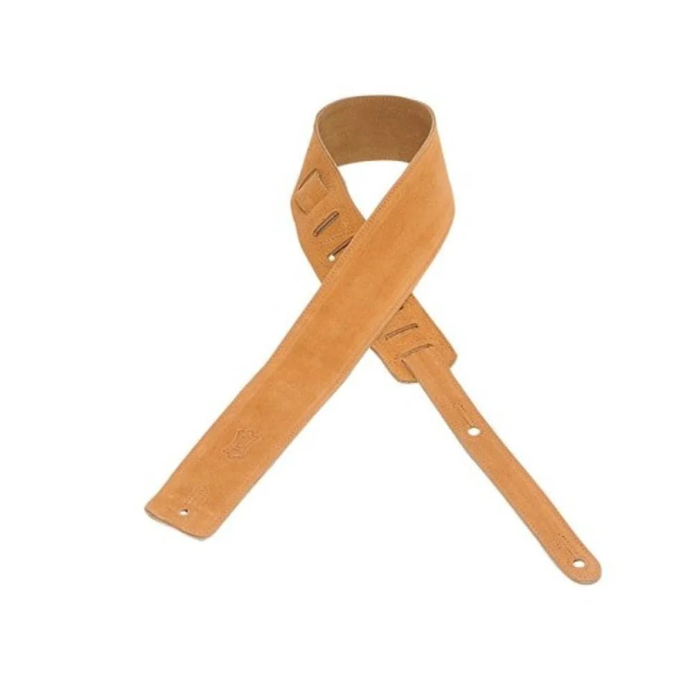 Levys MS1  2.5 inches Guitar Strap Leather - Honey