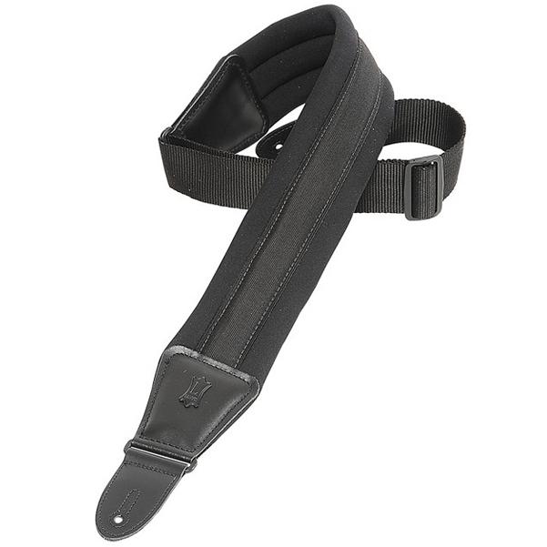 Levy's PM48NP3 Neoprene Padded Guitar Strap - Black