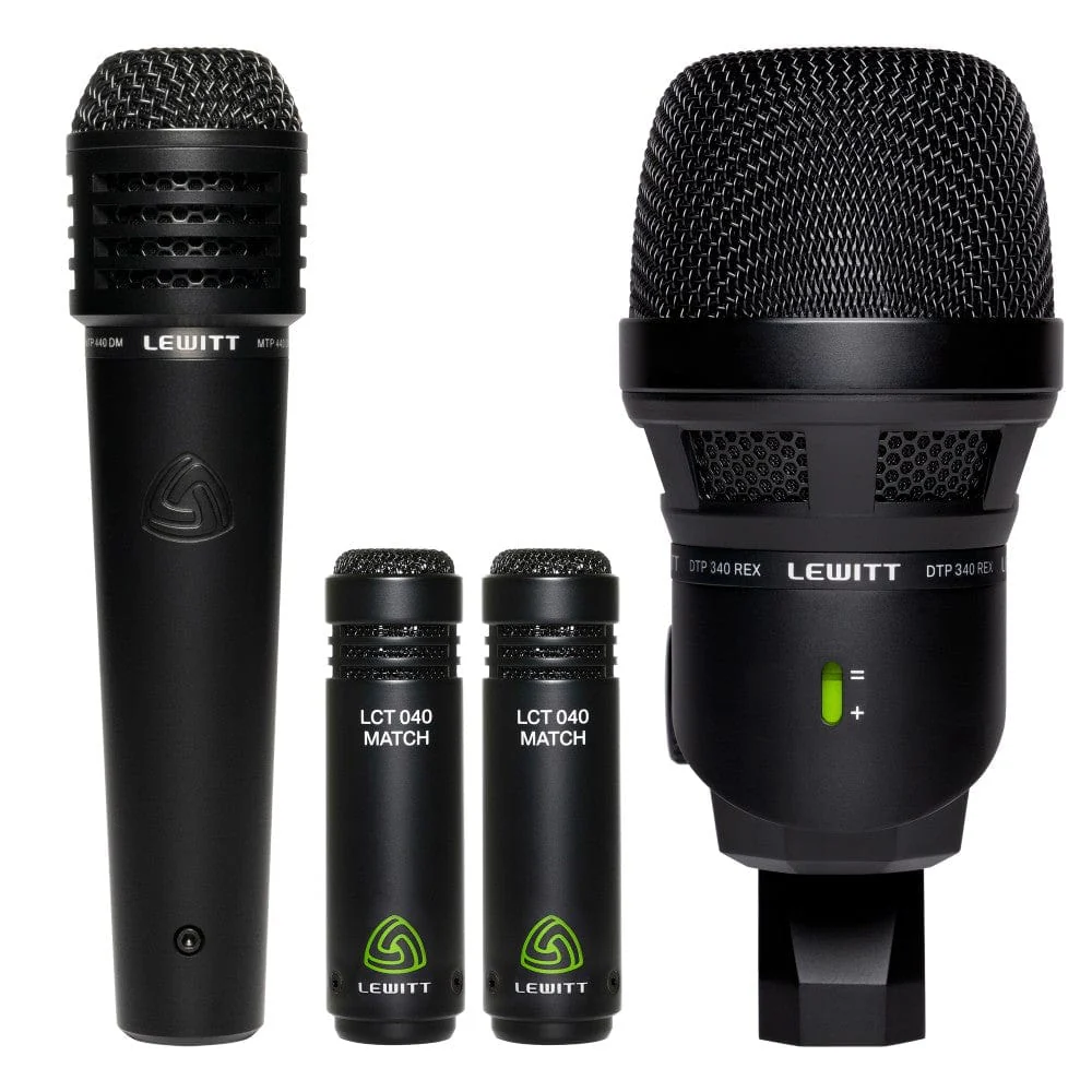 Lewitt Beatkit 4-Piece Drum Microphone Set