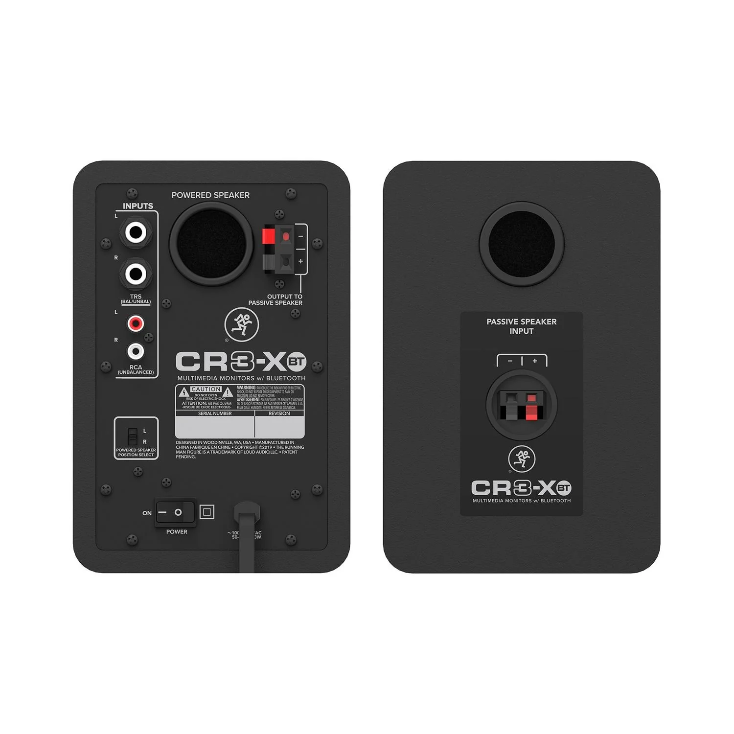 Mackie CR3 XBT Multimedia Studio Monitor Pair with Bluetooth - Open Box - Image 3
