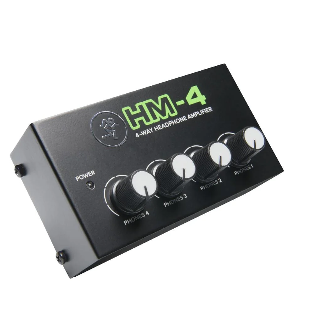 Mackie HM 4 4 Channel Headphone Amplifier with Single Source - Open Box
