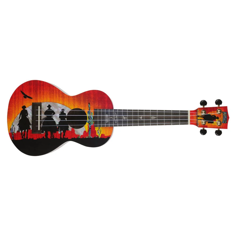 Mahalo Artist Elite Series Graphics Concert Ukulele With Bag - Image 2