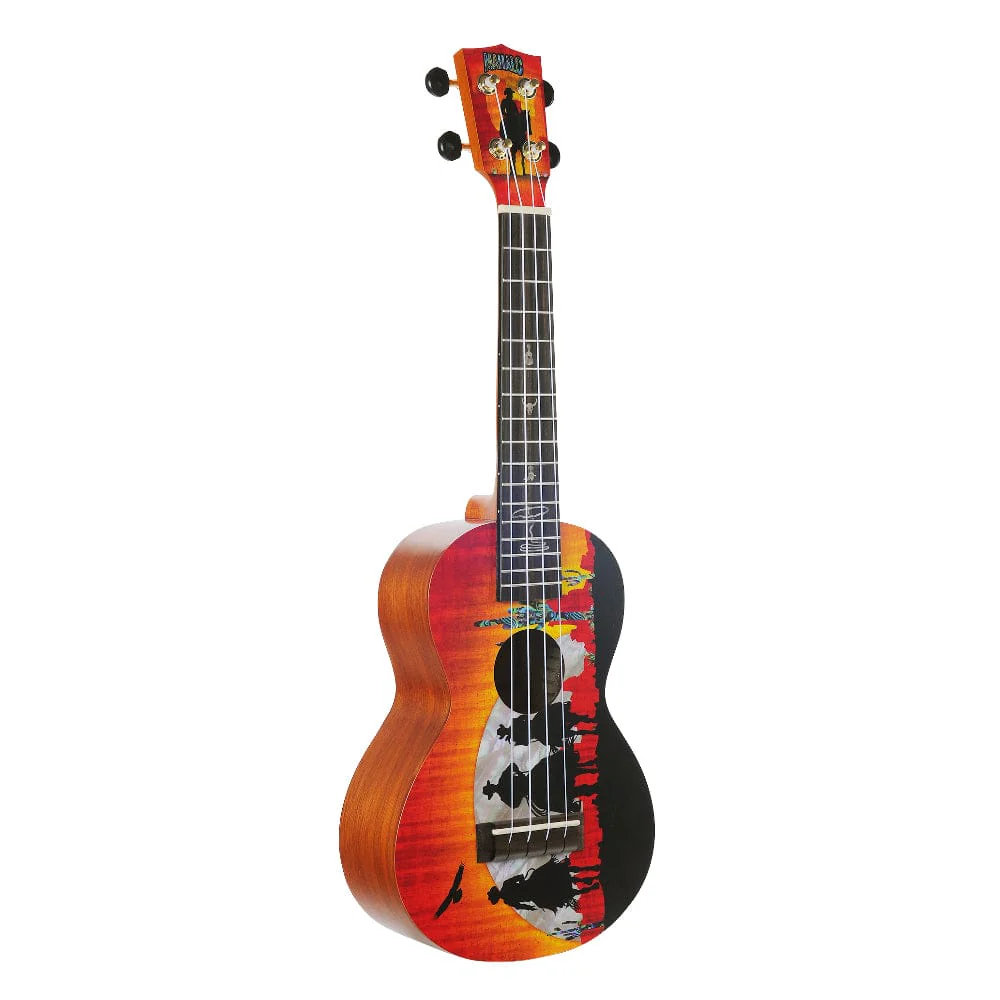 Mahalo Artist Elite Series Graphics Concert Ukulele With Bag - Image 3