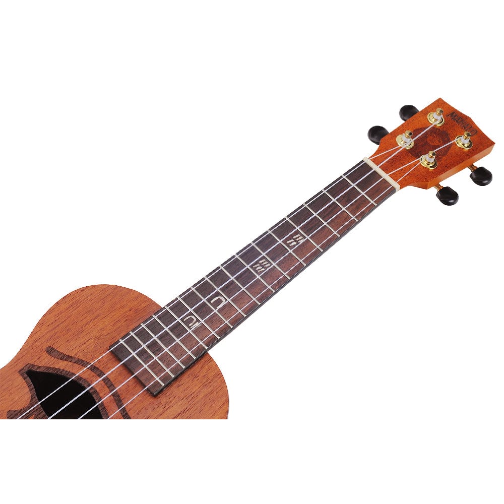 Mahalo Artist Elite Series Laser Engraved Concert Ukulele With Bag - Image 7