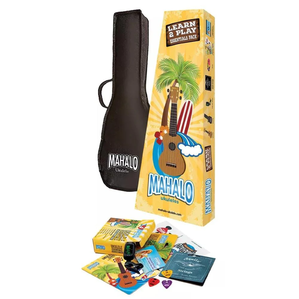 Mahalo Rainbow Series Learn 2 Play Soprano Ukulele Pack - Image 8
