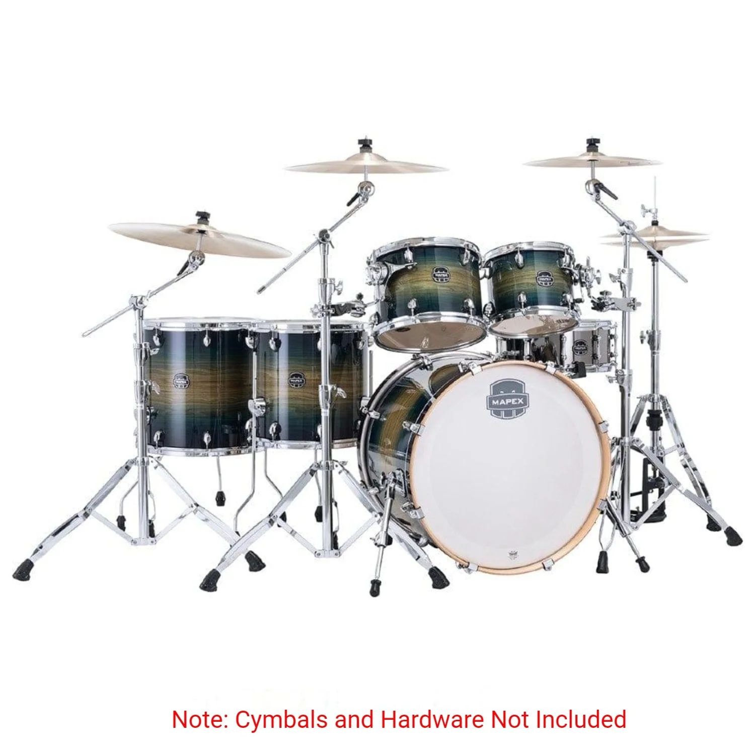 Mapex AR628S Armory Series 6 pcs Hybrid Shell Pack Drum Set - Image 2