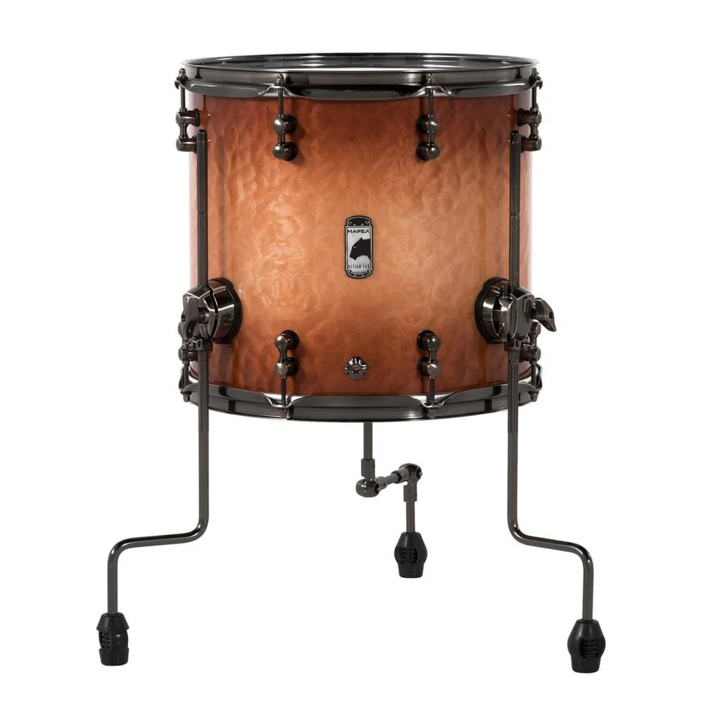 Mapex BPDLV728XBPW 6-Piece Black Panther Design Shell Pack Drum Kit - Peach Burl Burst - Image 2