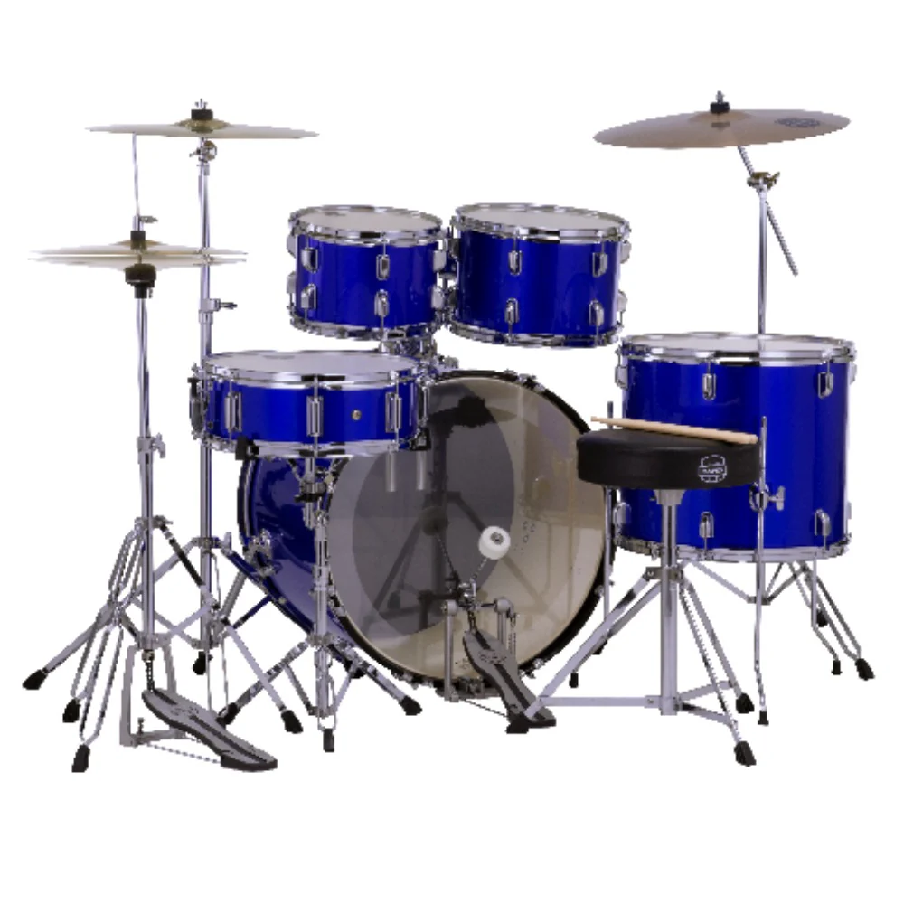 Mapex Comet 5 Piece Hybrid Acoustic Drum Set with Hardware Throne & Cymbals - Image 6