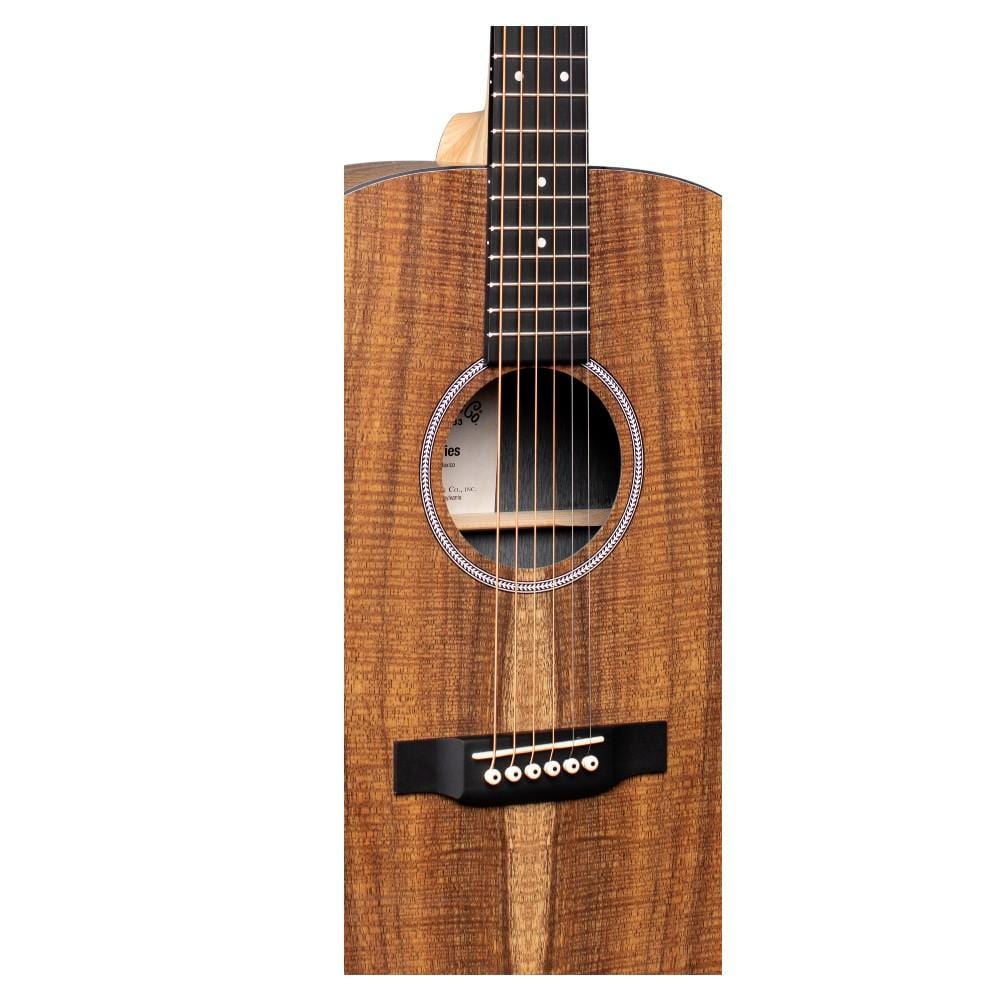 Martin DX1E Dreadnought Semi Acoustic Guitar with Gig Bag - Image 2
