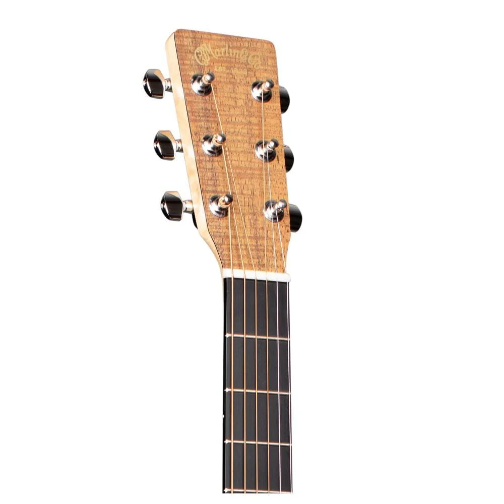 Martin DX1E Dreadnought Semi Acoustic Guitar with Gig Bag - Image 3