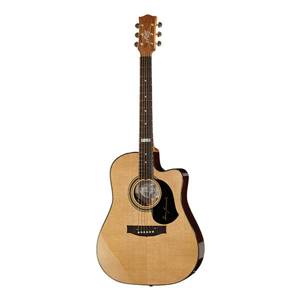 Maton TE1 Tommy Emmanuel Dreadnought Cutaway Electro Acoustic Guitar - Honey Stained Gloss