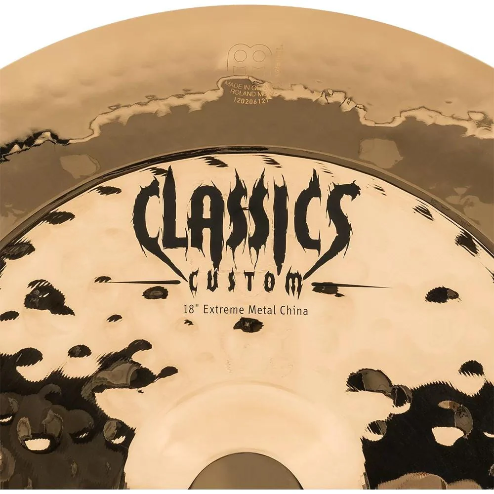 Meinl CC18EMCHB Classics Custom 18inch Extreme Metal China Brilliant Cymbal - Image 6