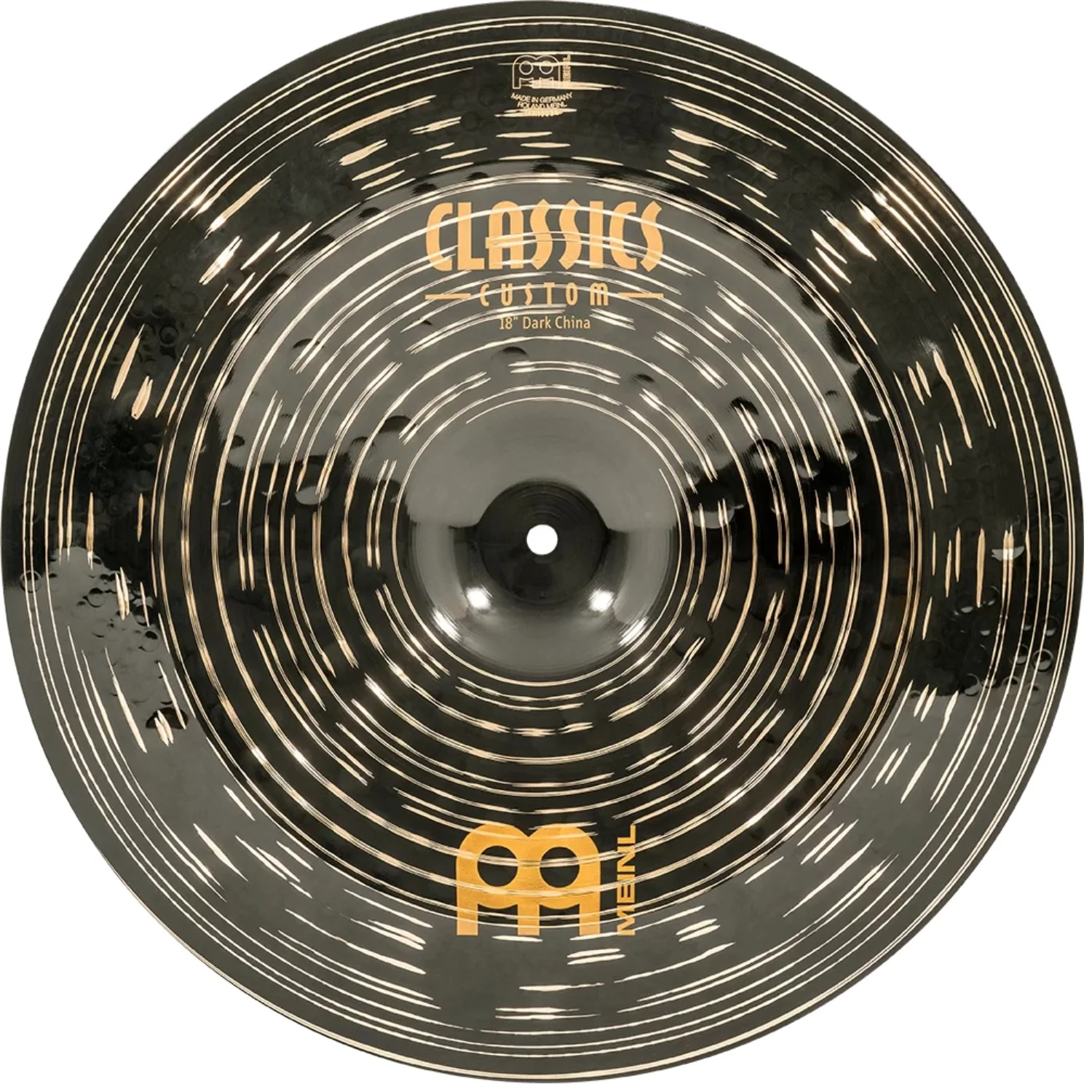 Meinl CCD-CS1 Classics Custom Dark 14"HH 16"Cr 18"Ch 20"Rd Cymbals Set - Image 6