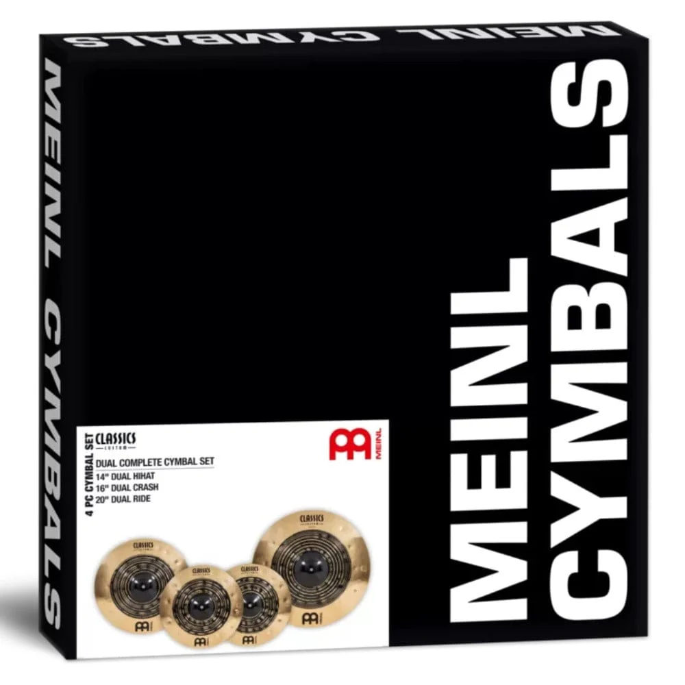 Meinl CCDU141620 Classics Custom Dual 4Piece Cymbals Pack - Image 3