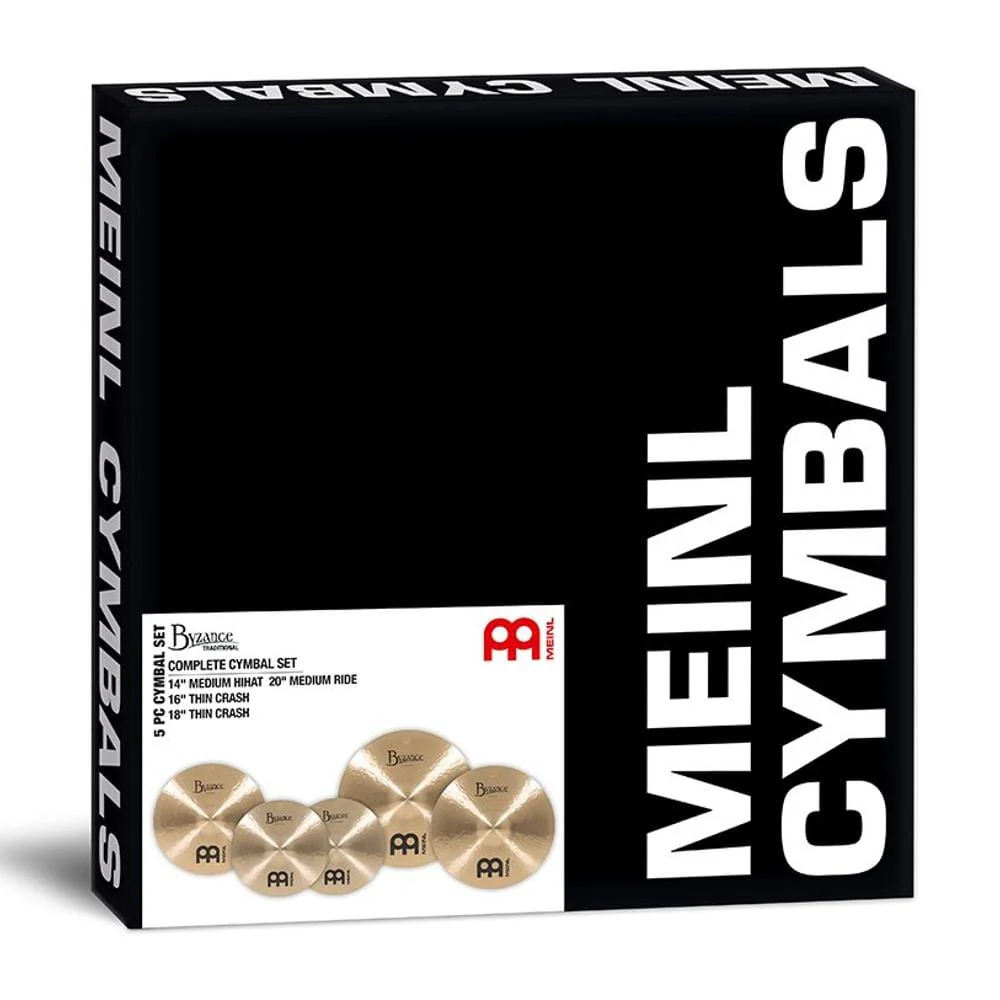 Meinl Cymbals BT-14161820 Byzance Traditional 5 Cymbal Pack - Image 2