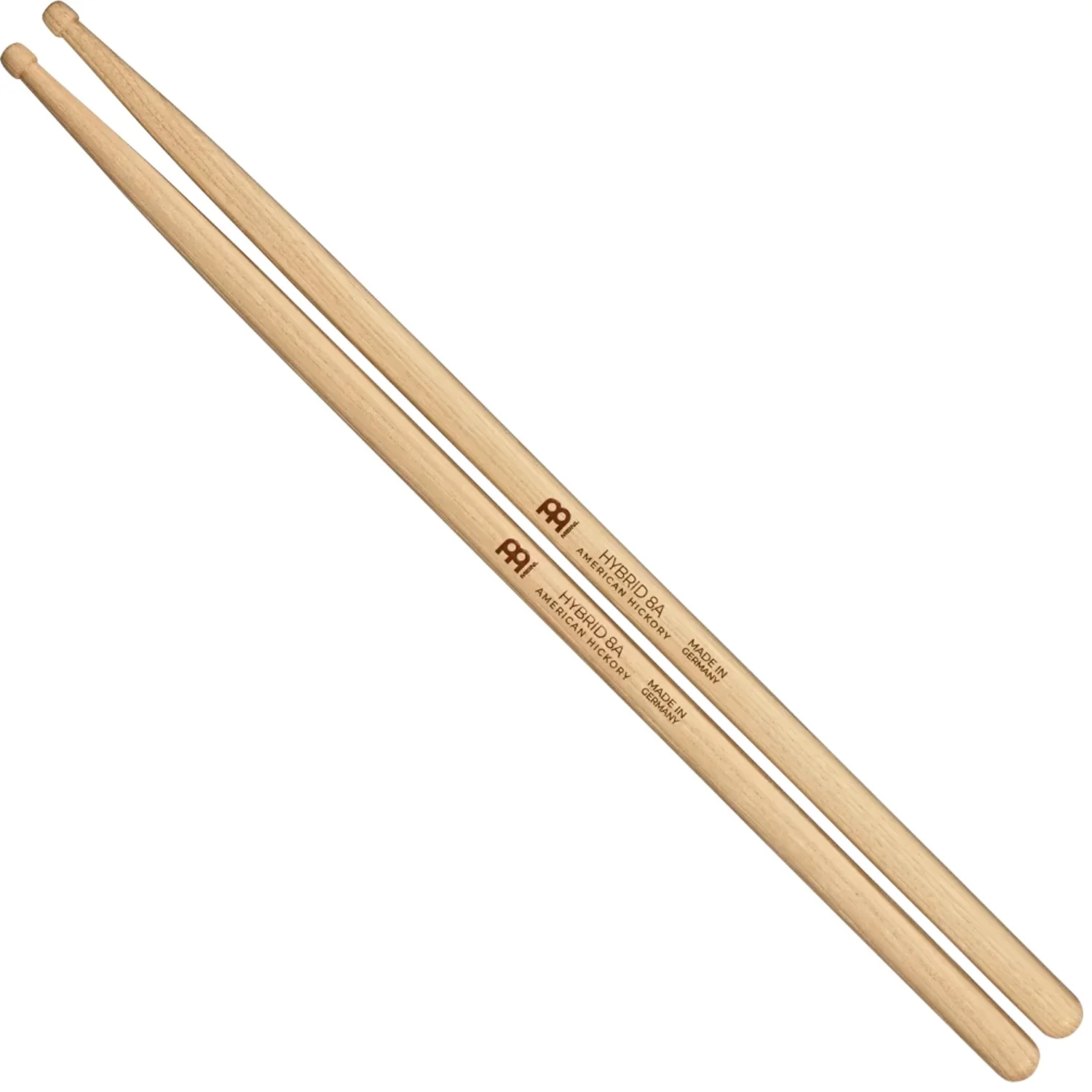 Meinl SB132 Hybrid Hickory Wood Tip Drumstick -8A