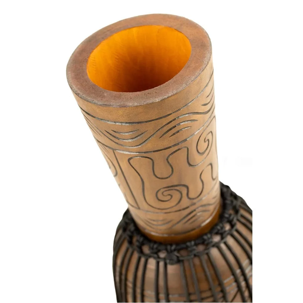Meinl HDJ17-M 10" Headliner Series Artifact Series Rope Tuned Djembe - Image 5