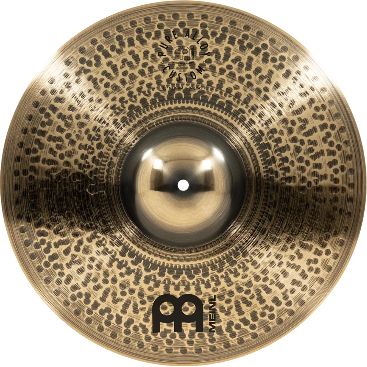Meinl PAC14161820 Pure Alloy Custom 14"HH 16"Cr 18"Cr 20"R Cymbals Set - Image 6