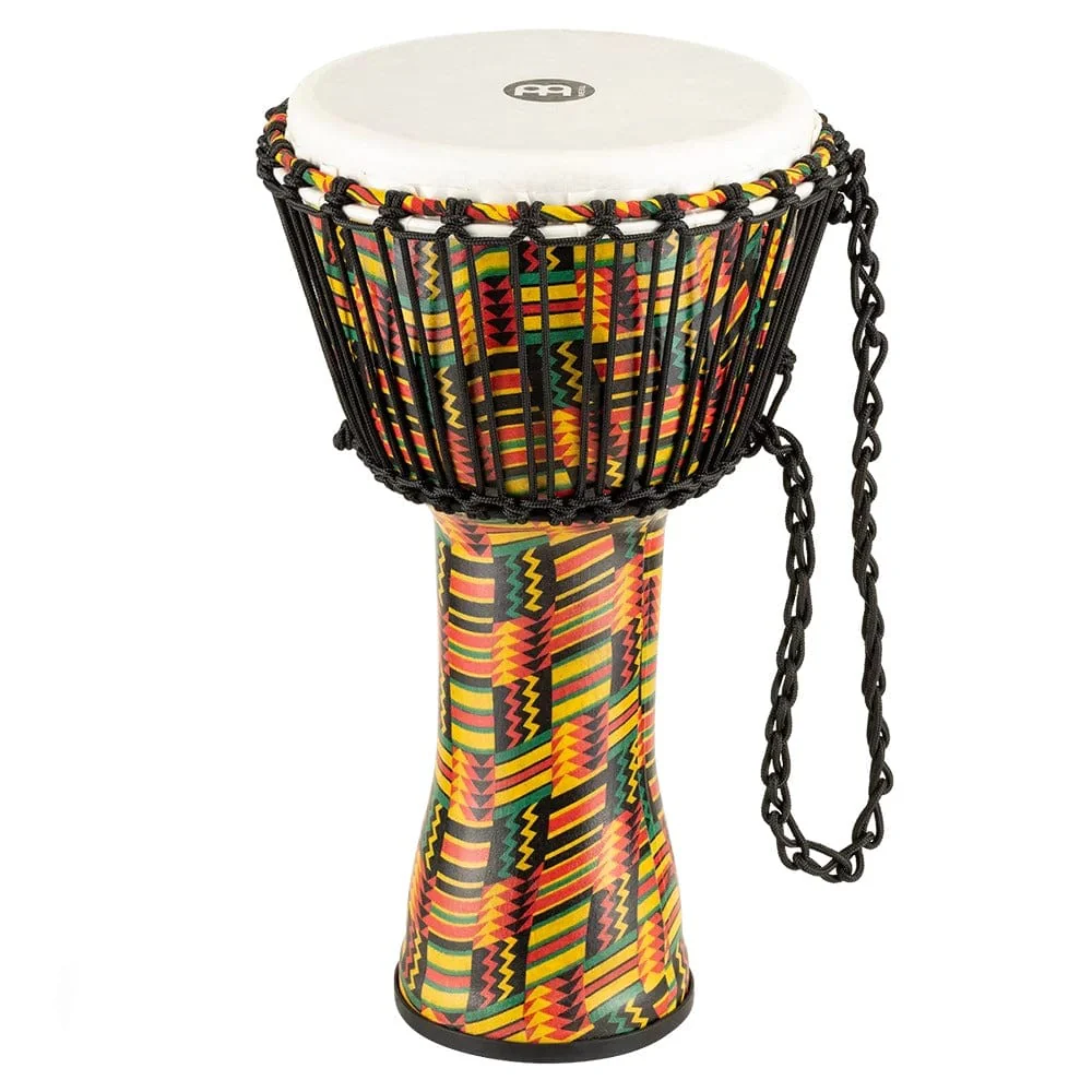 Meinl PADJ5-M-F 10" Travel Series Synthetic Head Rope Tuned Djembe