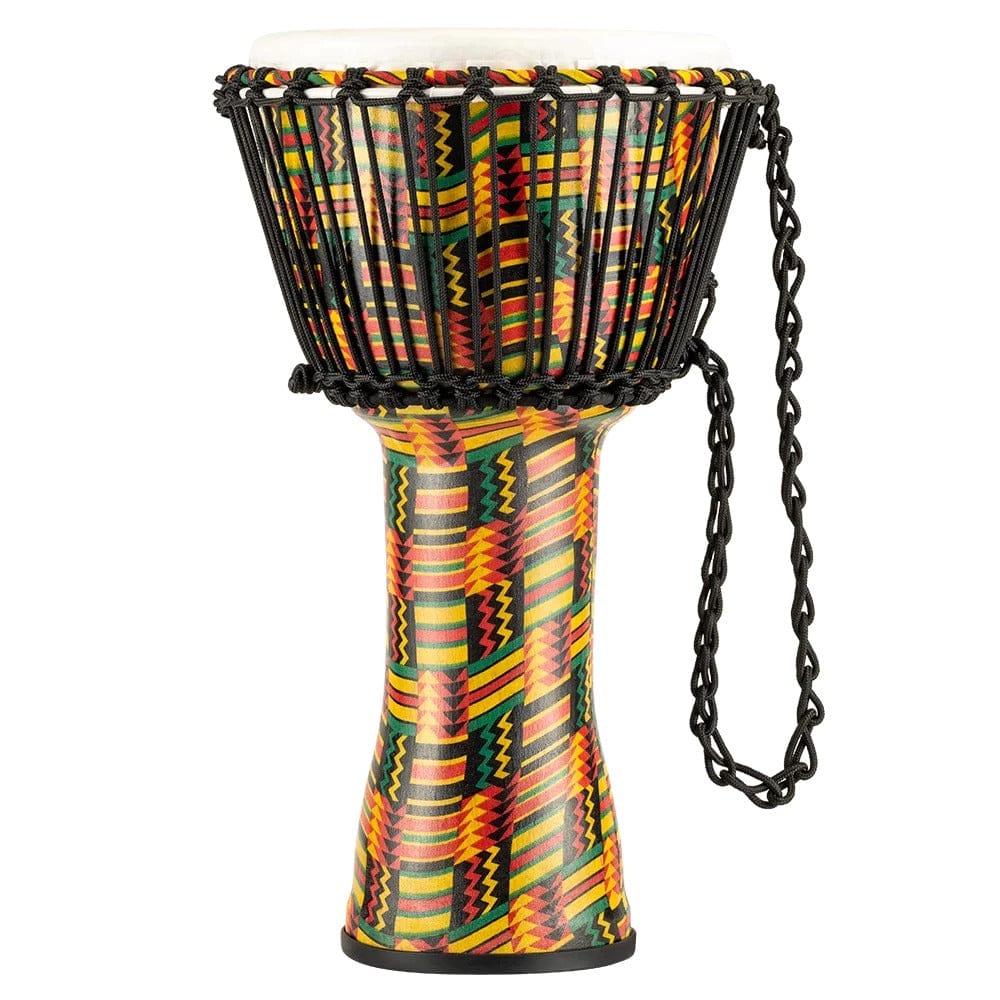 Meinl PADJ5-M-F 10" Travel Series Synthetic Head Rope Tuned Djembe - Image 2