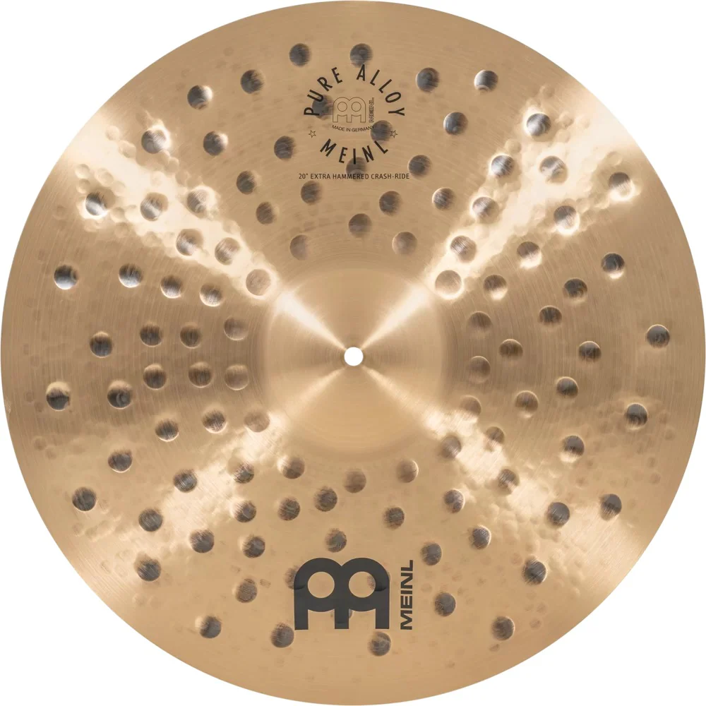 Meinl Pure Alloy Extra Hammered Crash Ride Cymbals - Image 2