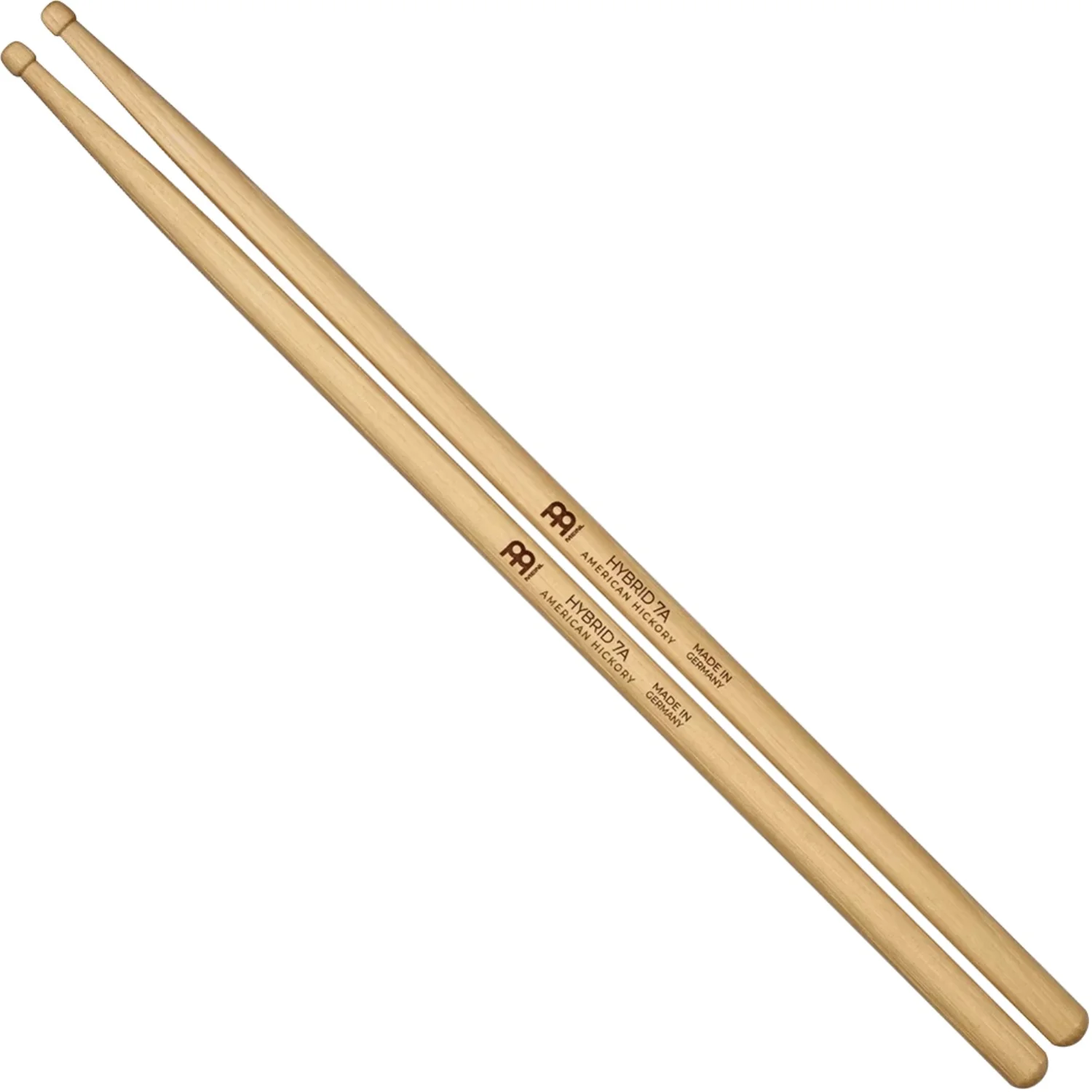 Meinl SB105 7A Hybrid Hickory Wood Tip Drumstick - 7A