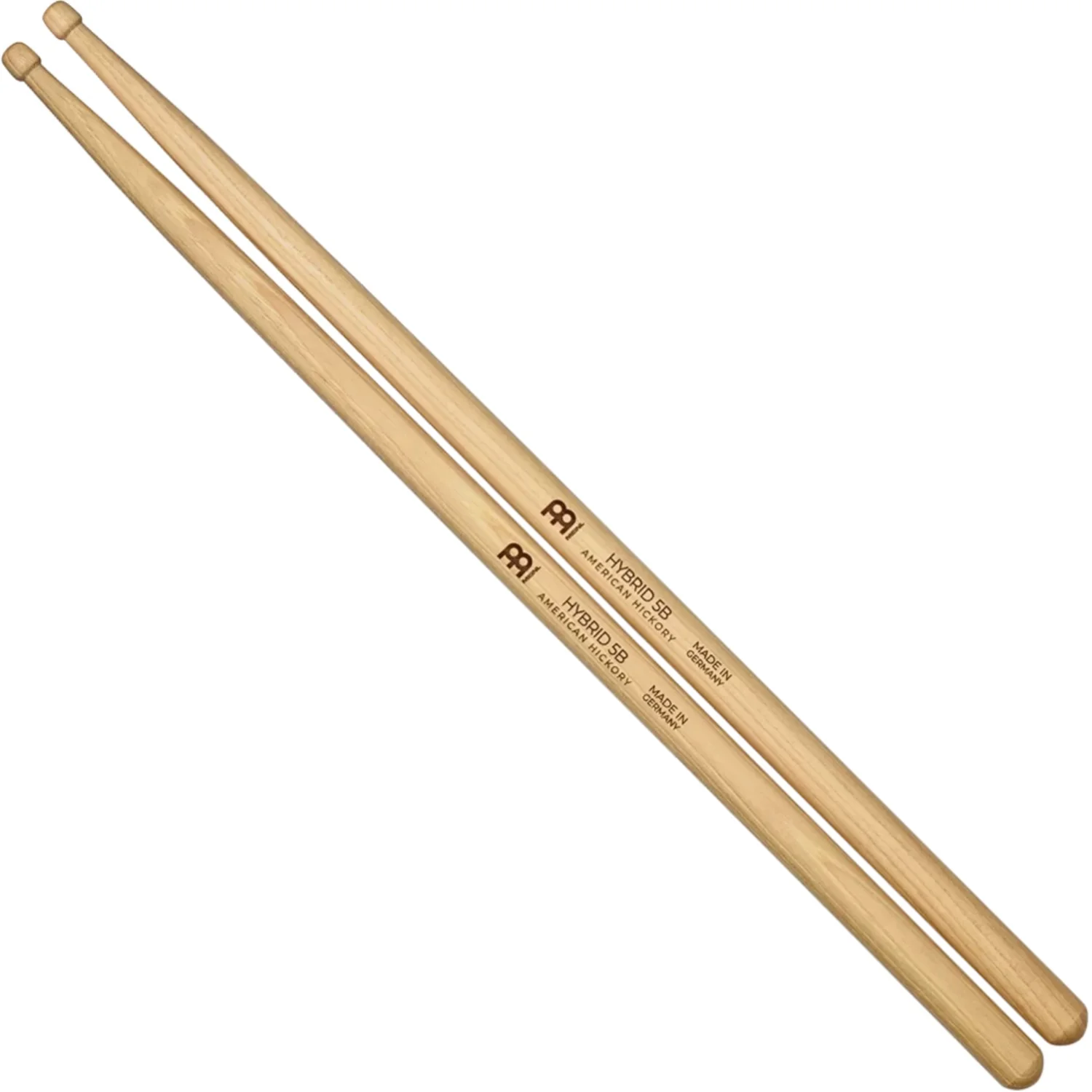 Meinl SB107 Hybrid Hickory Wood Tip Drumstick - 5B