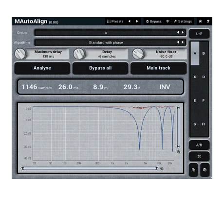MELDA MAutoAlign Phase Alignment – Professional Audio Software & Plugin - Image 2