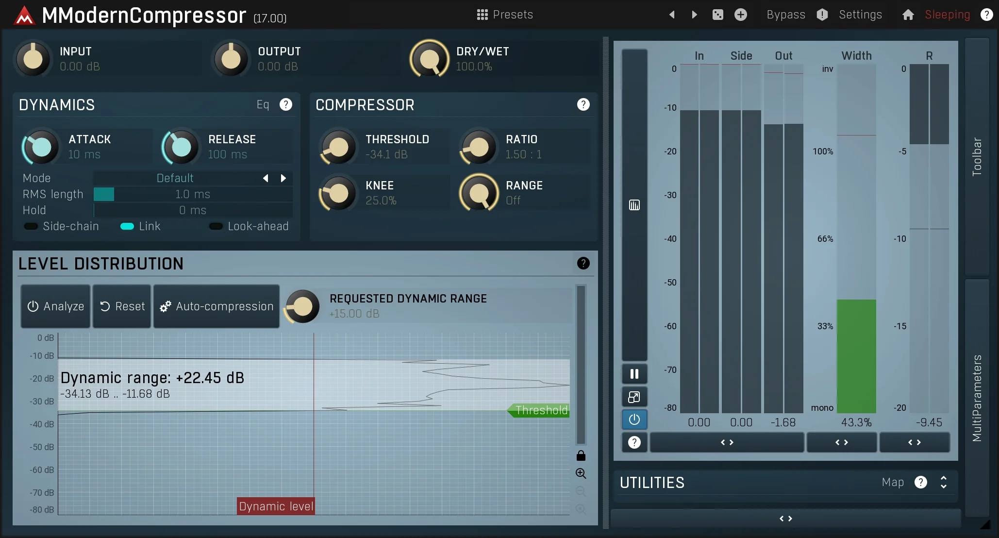 MELDA MModernCompressor Compressor – Professional Audio Software & Plugin