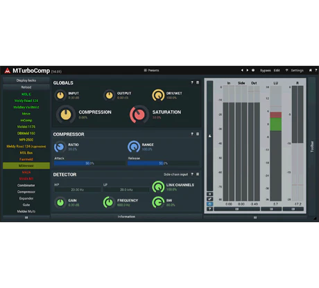 MELDA MTurboCompLE Compressor – Professional Audio Software & Plugin - Image 2