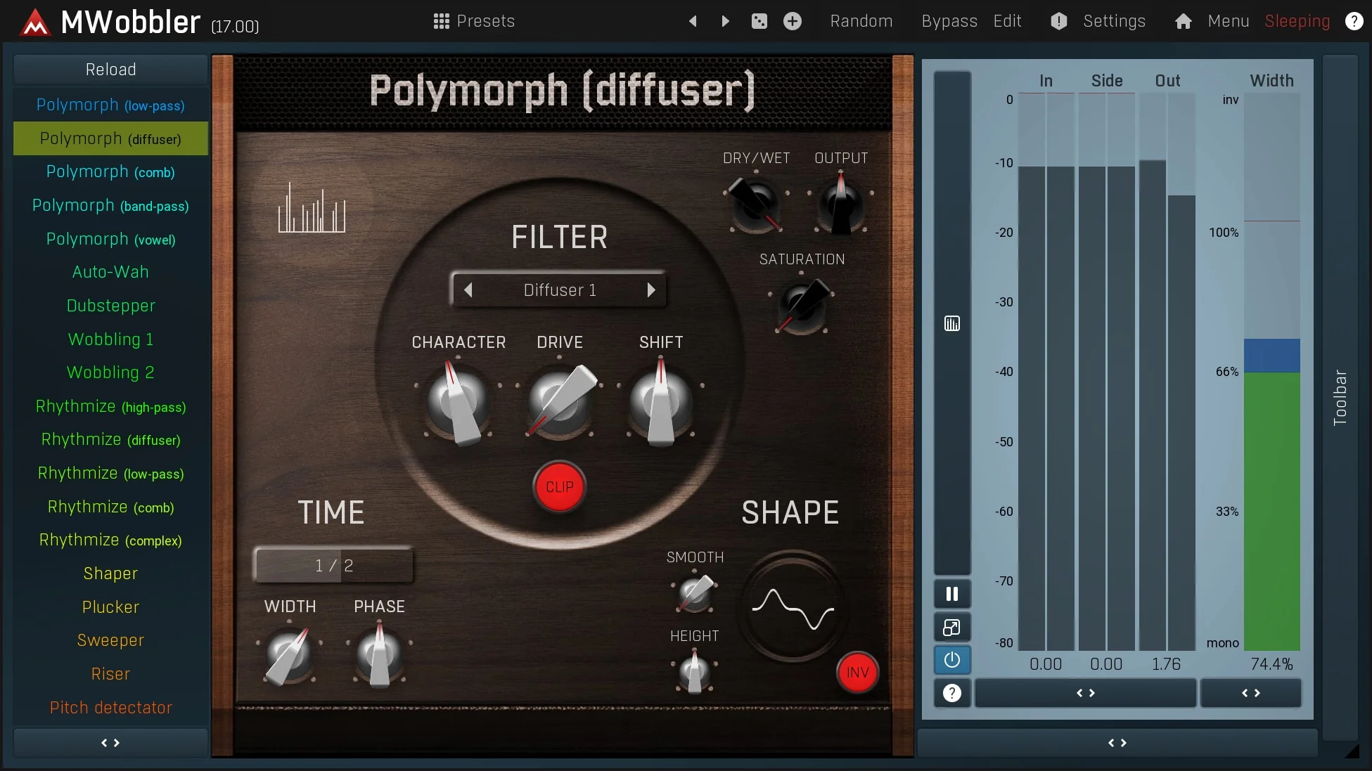 MELDA MWobbler Modulation Effect – Professional Audio Software & Plugin