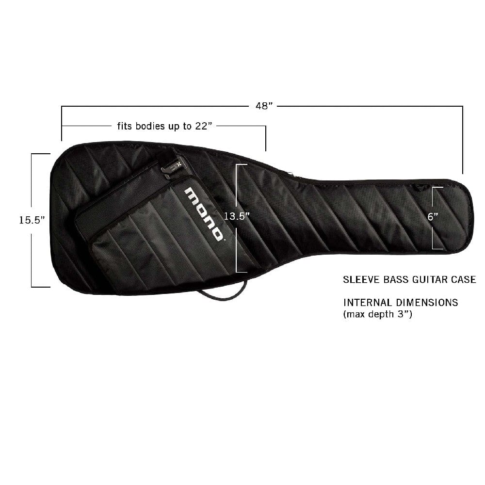 Mono M80 SEB Sleeve Bass Guitar Case - Black - Image 7