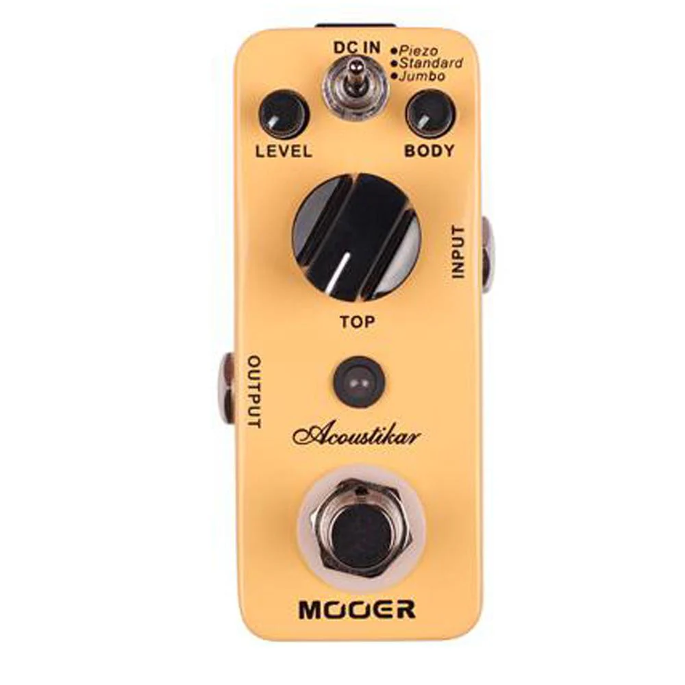 Mooer Acoustikar Acoustic Guitar Simulation Effects Pedal