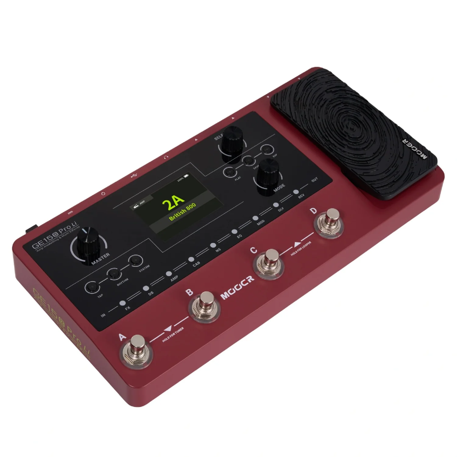 Mooer GE150 PRO Li Amp Modelling & Multi Effects Pedal - Image 3